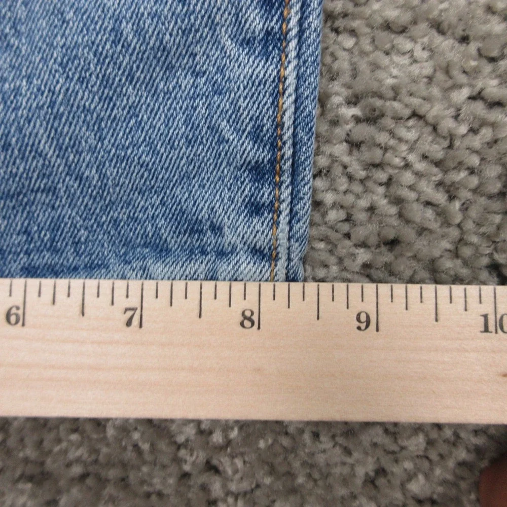 Levis Jeans Mens 38x32 Blue 501 Button Fly Original Straight Faded Denim‎ Pants
